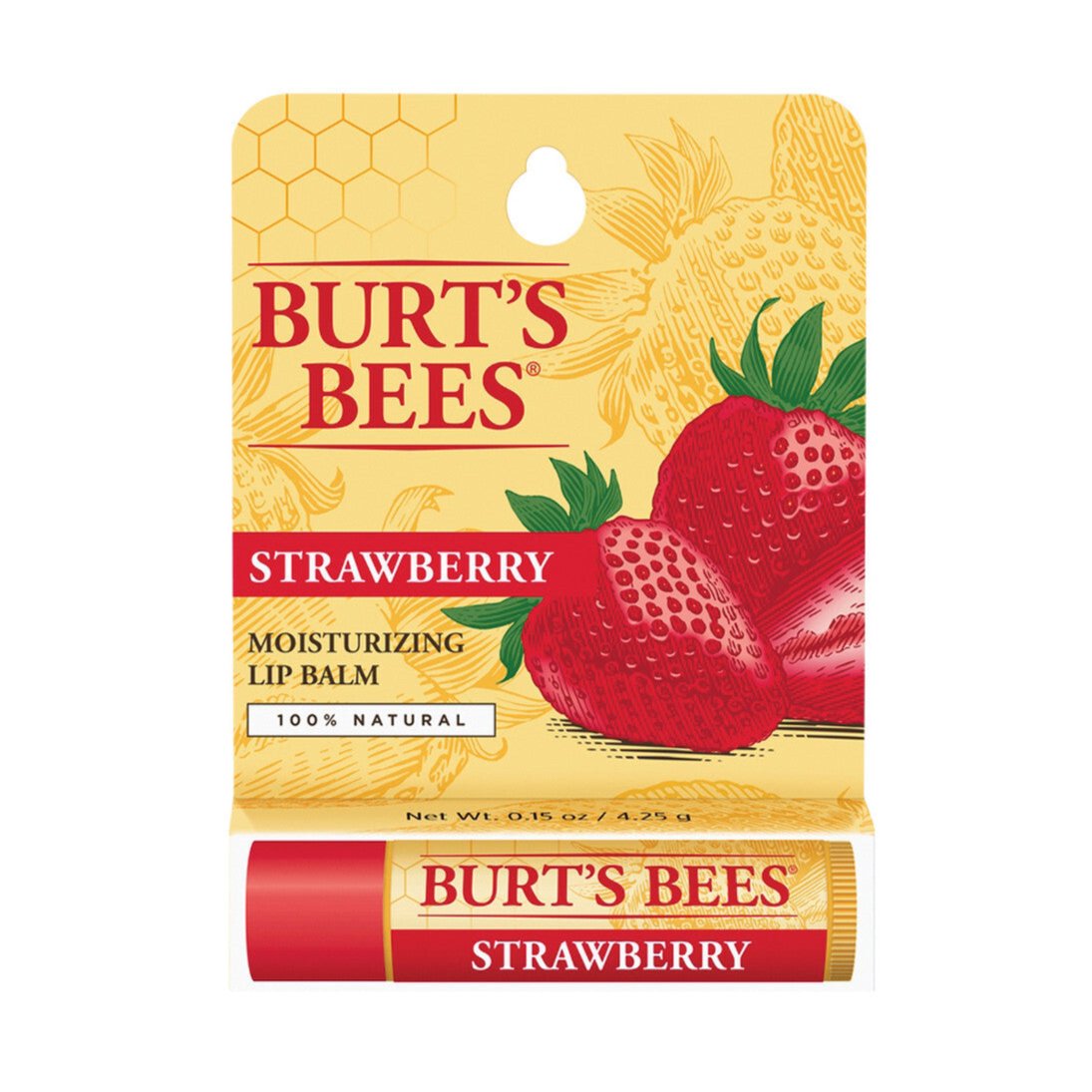 Burts Bees - Moisturising Lip Balm Strawberry