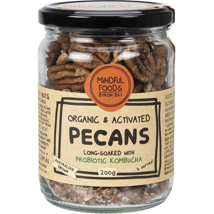 Mindful Foods Pecans Organic & Activated 220g