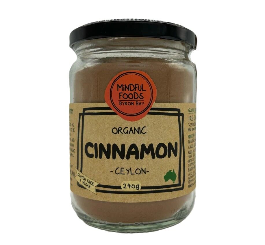 Mindful Foods Organic Cinnamon Powder (Ceylon) 240g