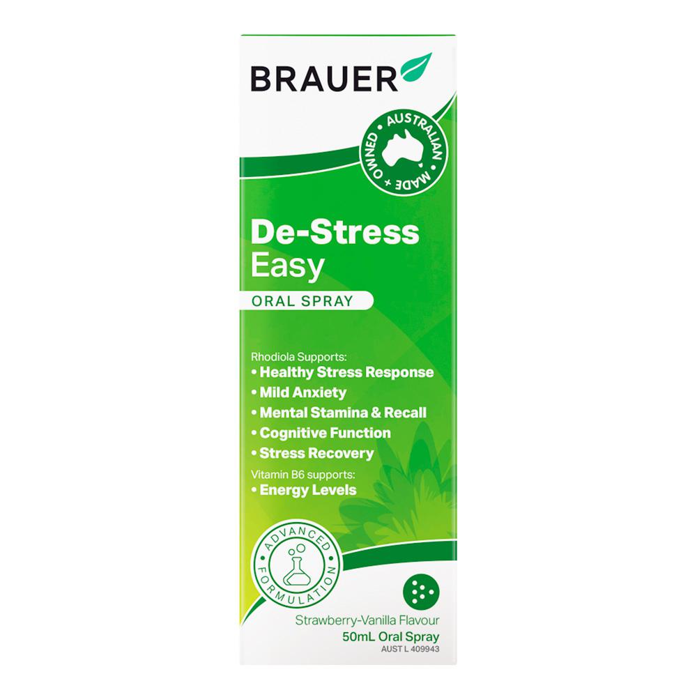 Brauer - De-Stress Easy Oral Spray Strawberry-Vanilla