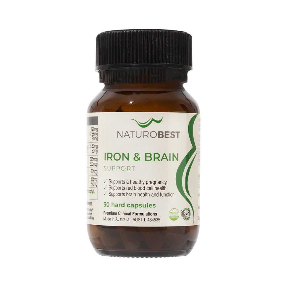 NaturoBest Iron & Brain Support 30 Capsules