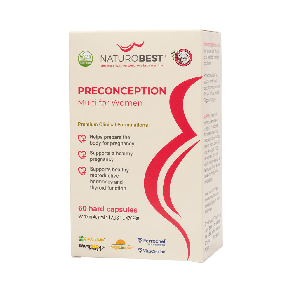 NaturoBest Preconception Multi for Women 60 Capsules