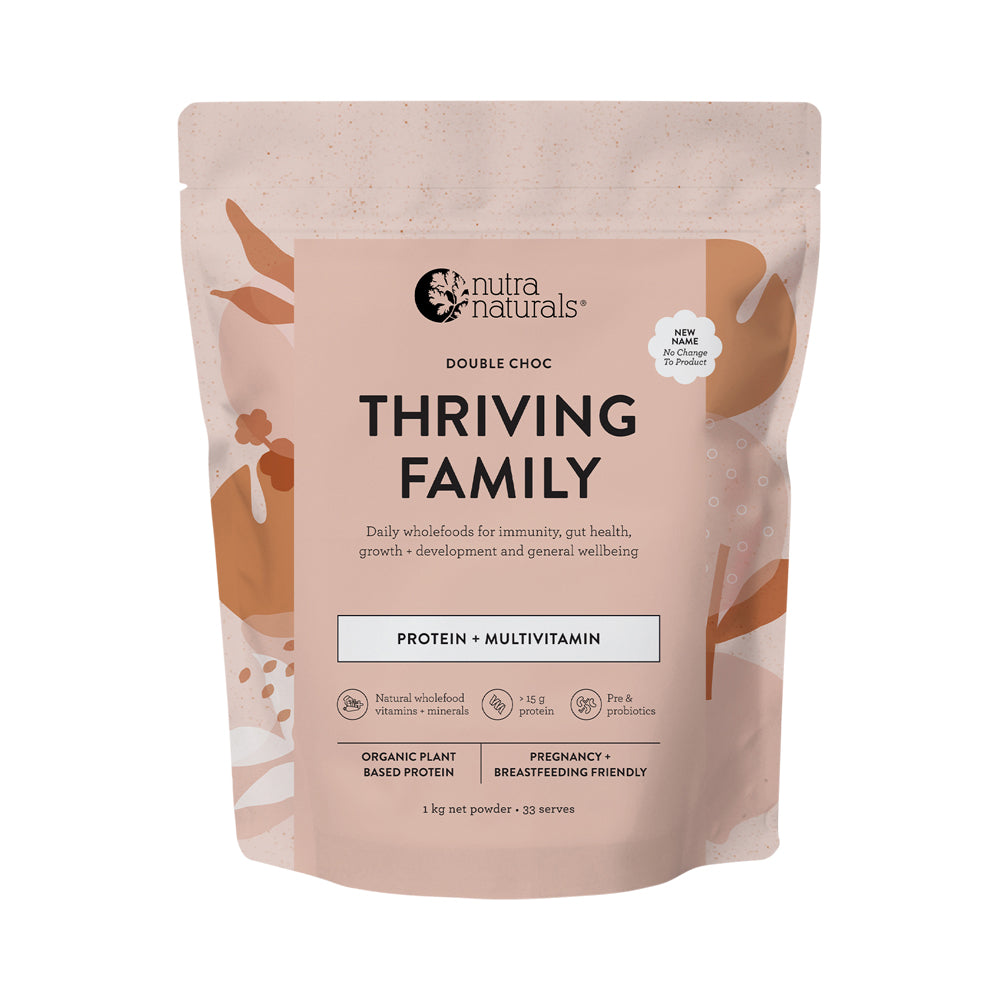 Nutra Naturals Thriving Family Protein Double Choc