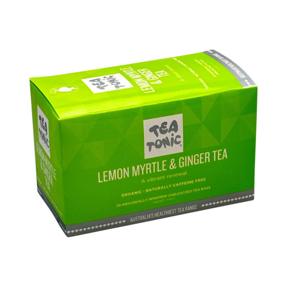 Tea Tonic - Lemon Myrtle & Ginger Tea x 20 Tea Bags