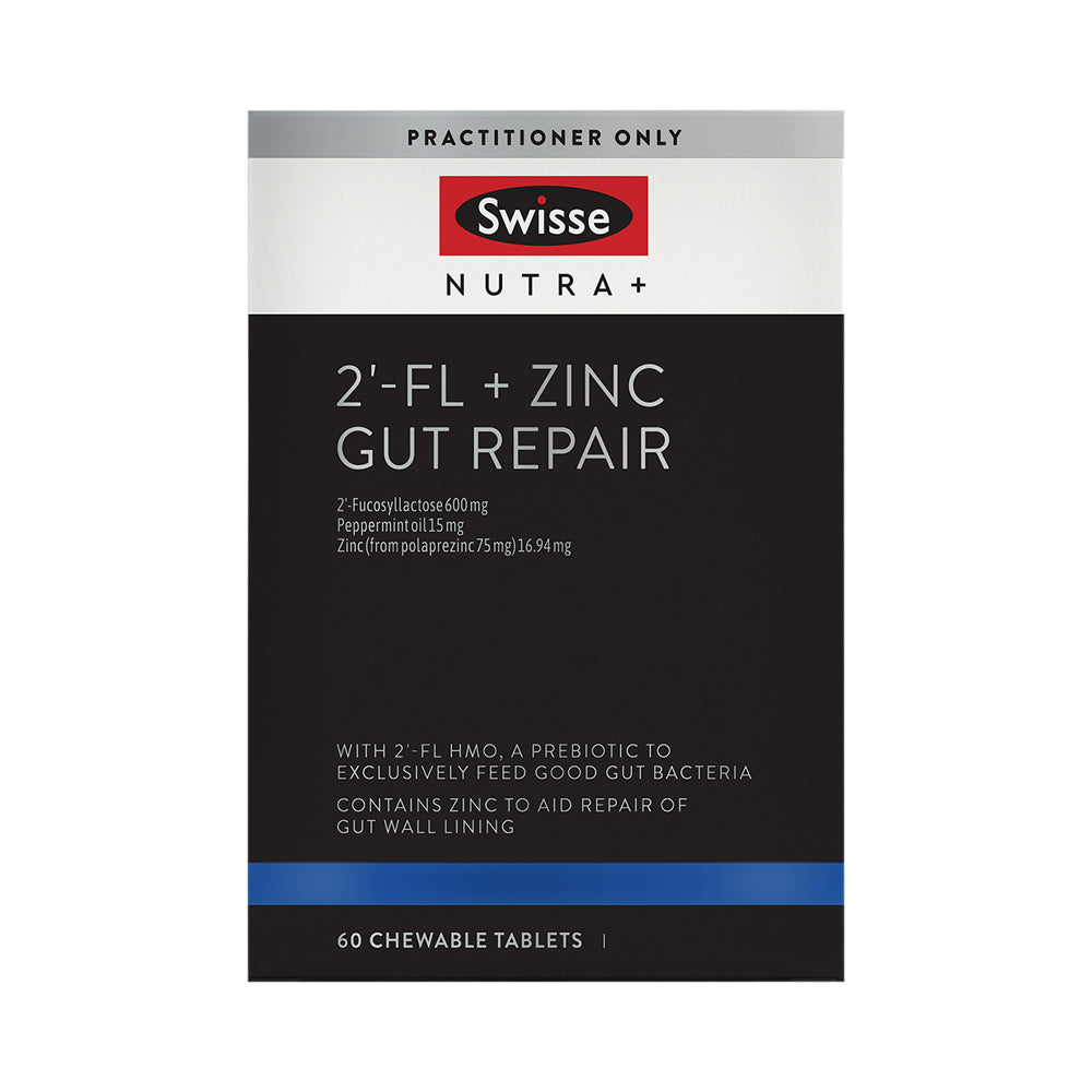 Swisse Nutra+ 2-FL + Zinc Gut Repair Chewable 60 Tablets