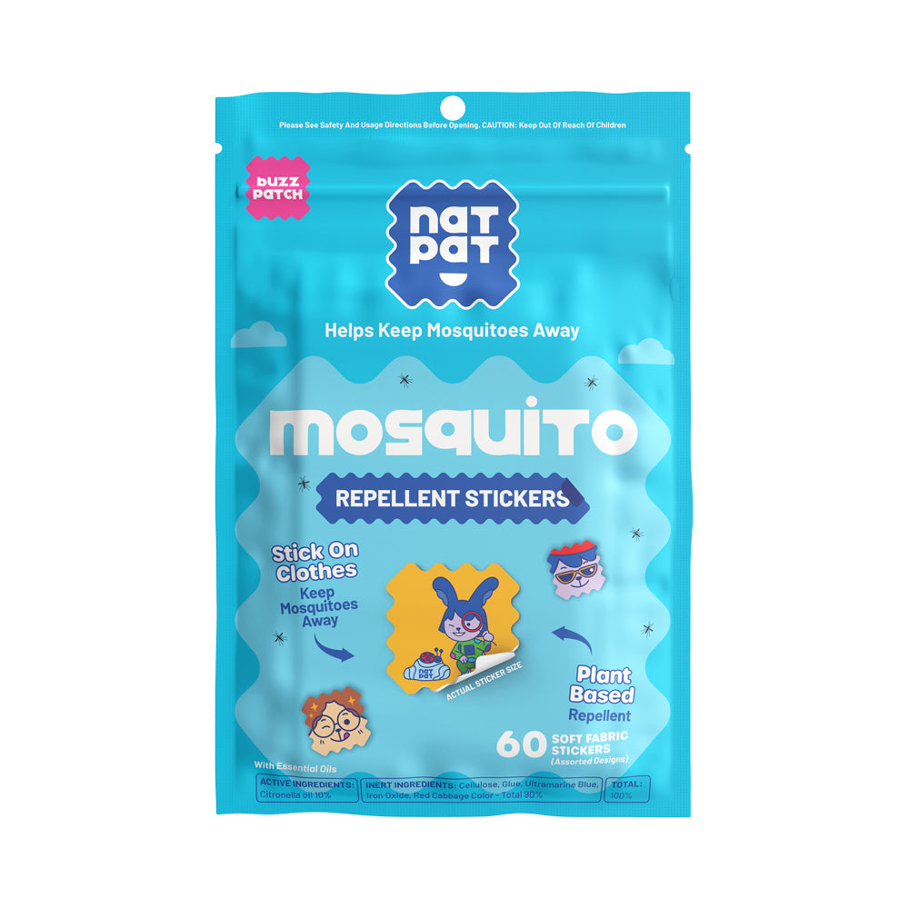 NATPAT Buzz Patch Organic Mosquito Repellent Stickers