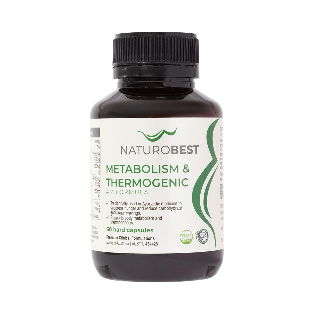 NaturoBest's Metabolism & Thermogenix AM Formula 60 Capsules