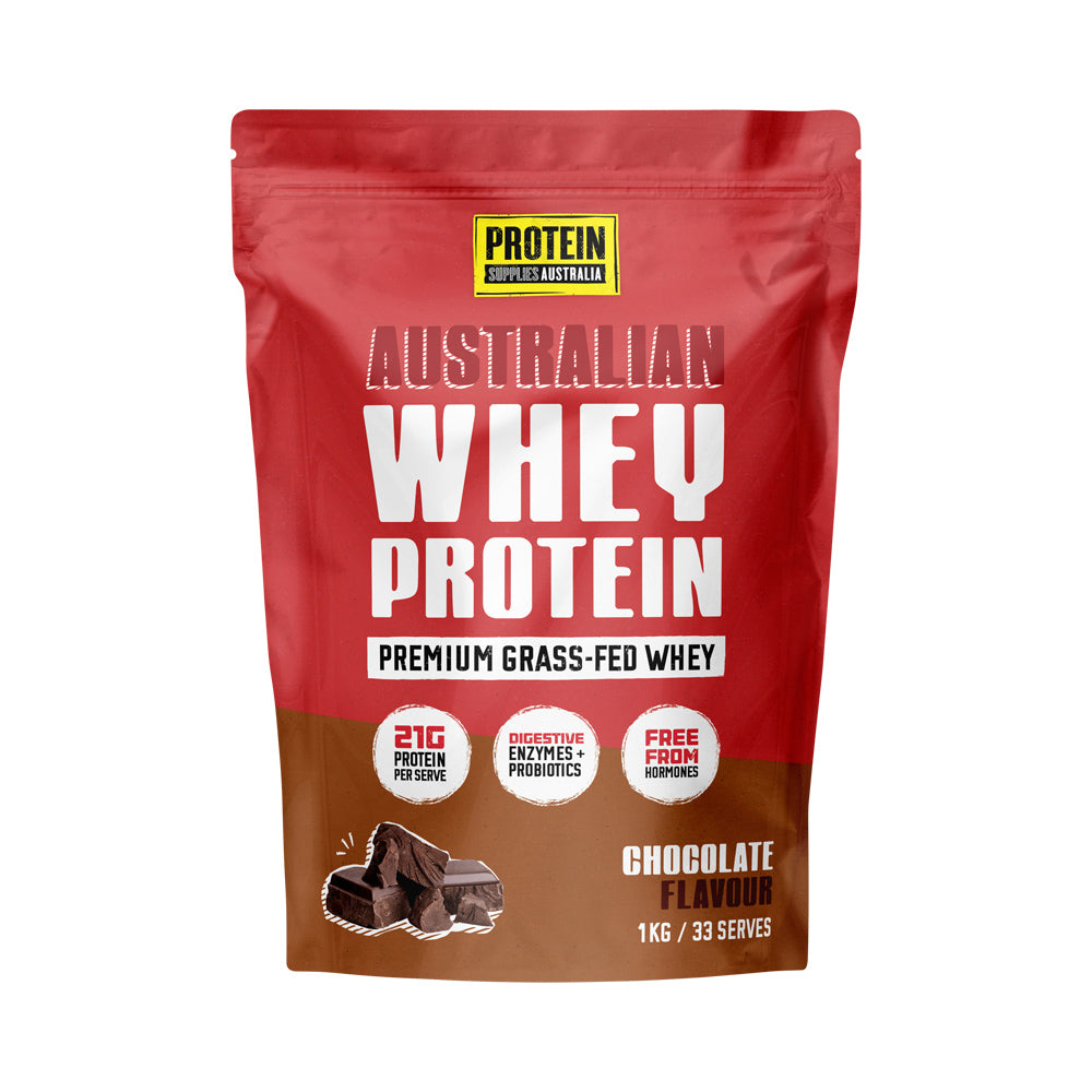 Protein Supplies Australia Australian Whey Protein Chocolate 1kg