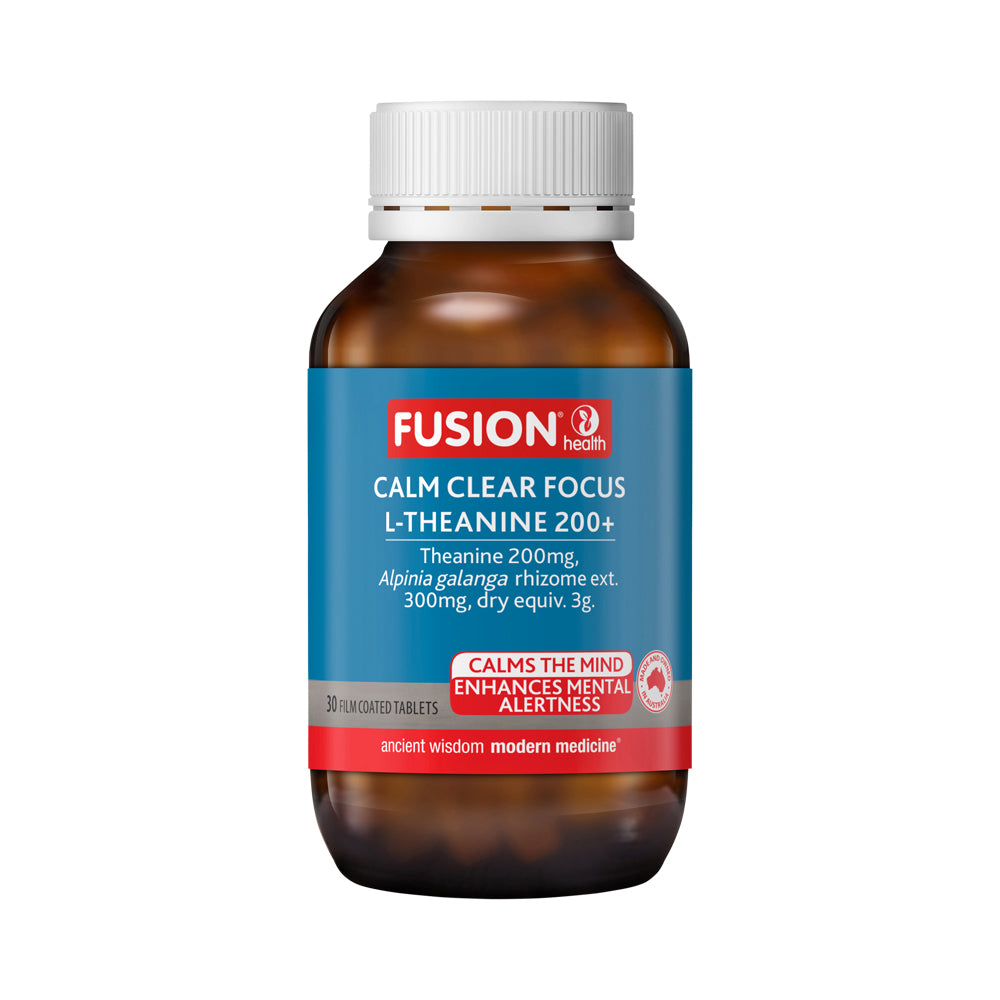 Fusion - Calm Clear Focus L-Theanine 200+ 30 tabs
