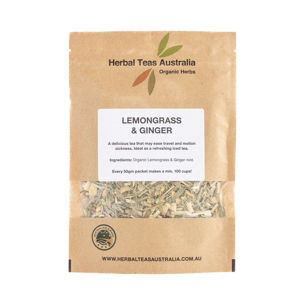 Herbal Teas Australia - Lemongrass Ginger 50g