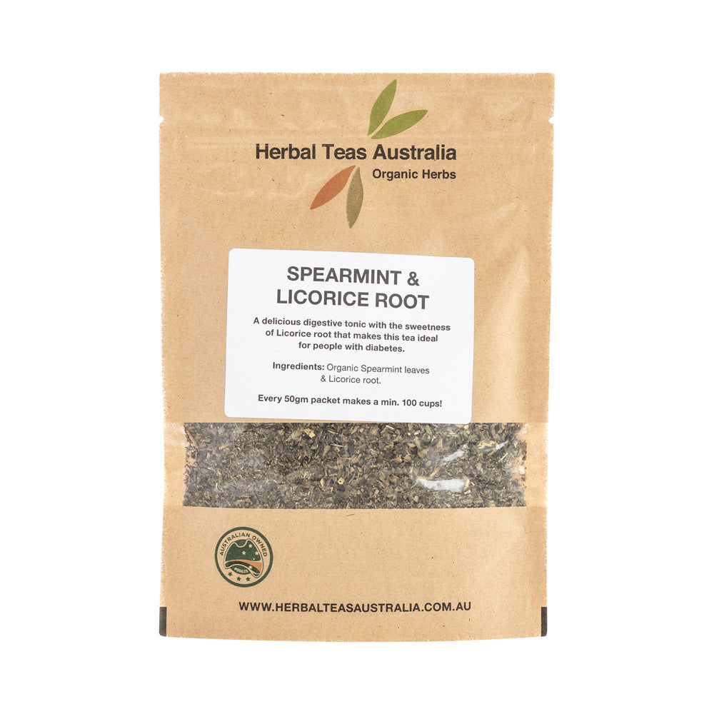 Herbal Teas Australia - Spearmint & Licorice Root 50g