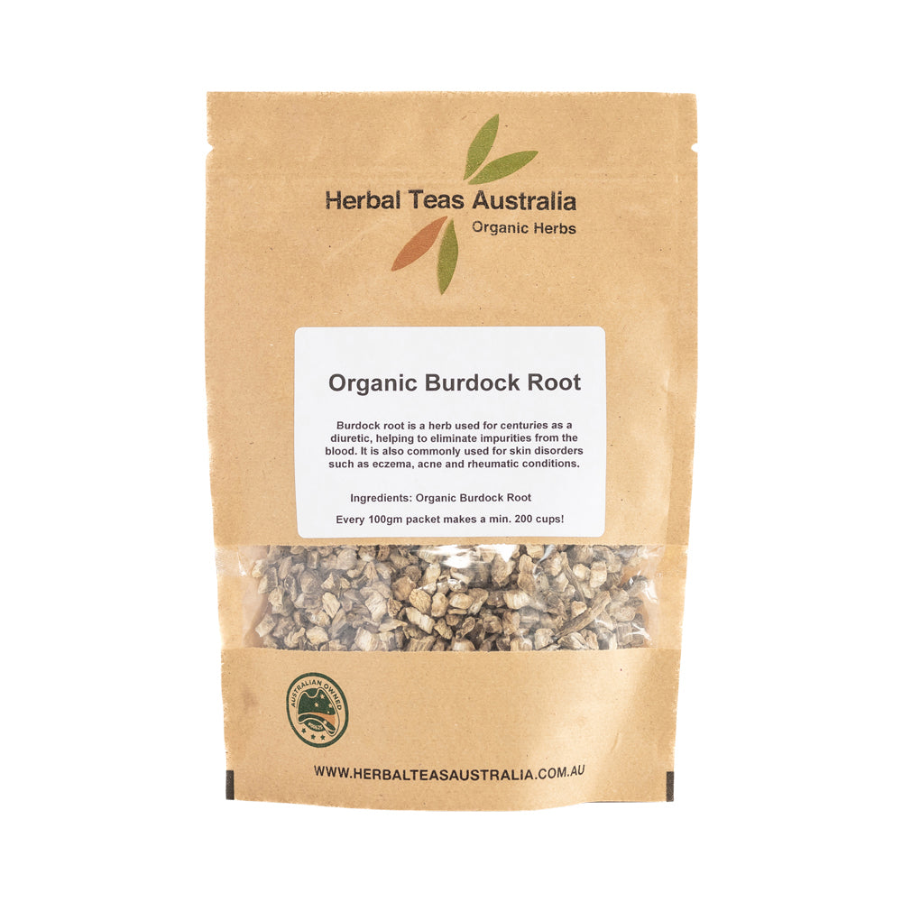 Herbal Teas Australia - Organic Burdock Root 100g