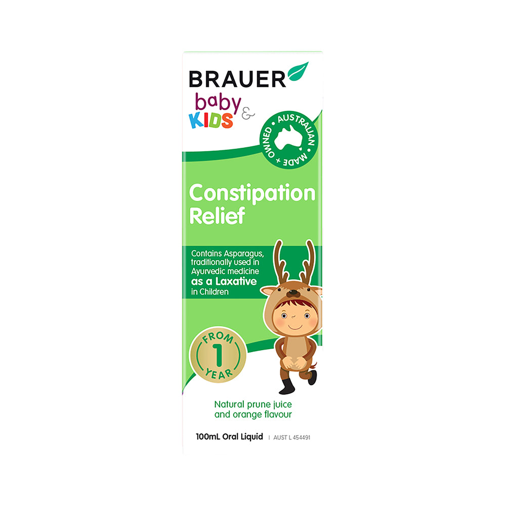 Brauer Baby & Kids Constipation Relief Prune Juice and Orange 100ml