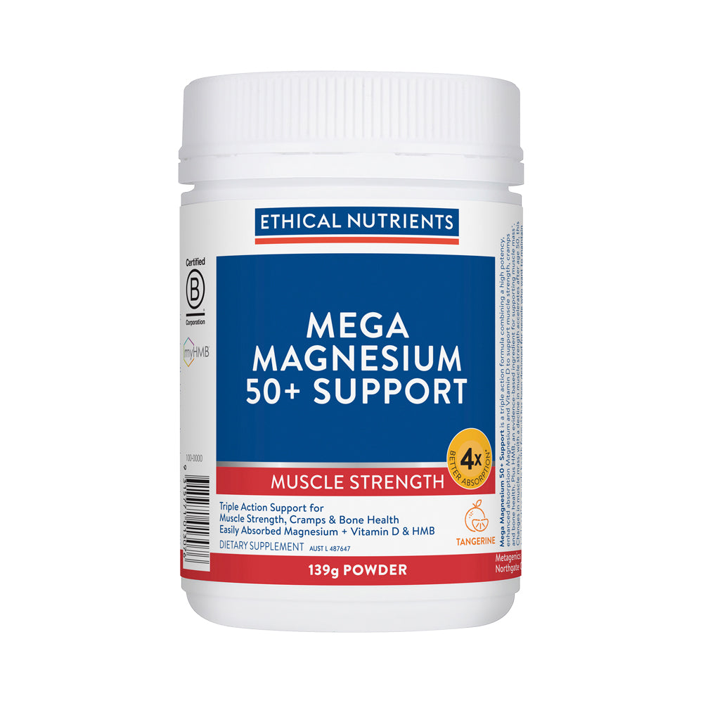 Ethical Nutrients Mega Magnesium 50+ Support Tangerine