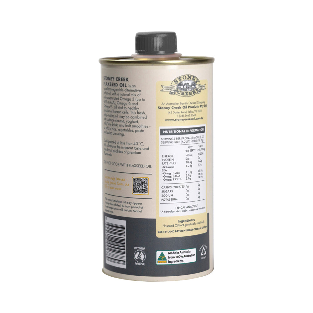Stoney Creek Australian Flaxseed Oil 500ml