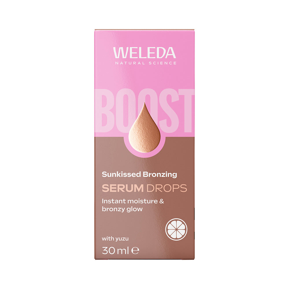 Weleda Boost Serum Drops Sunkissed Bronzing