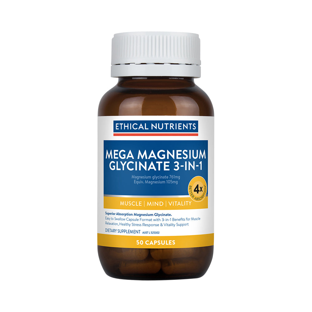 Ethical Nutrients Mega Magnesium Glycinate 3-in-1