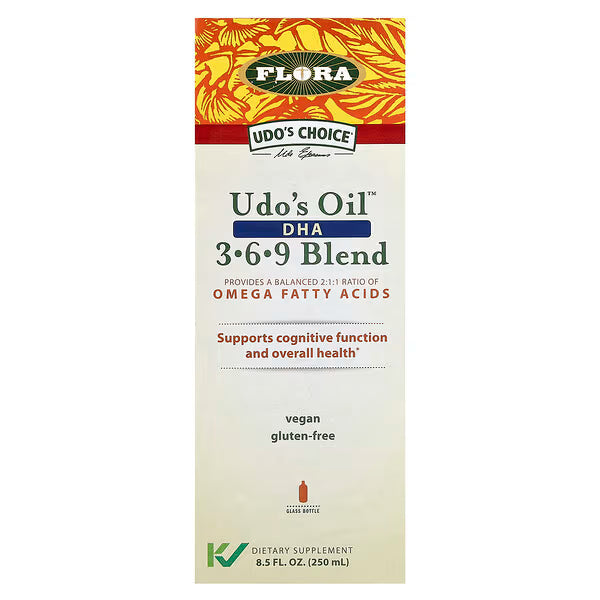 Flora Health - UDO's Oil + DHA 3-6-9 Oil Blend 500ml