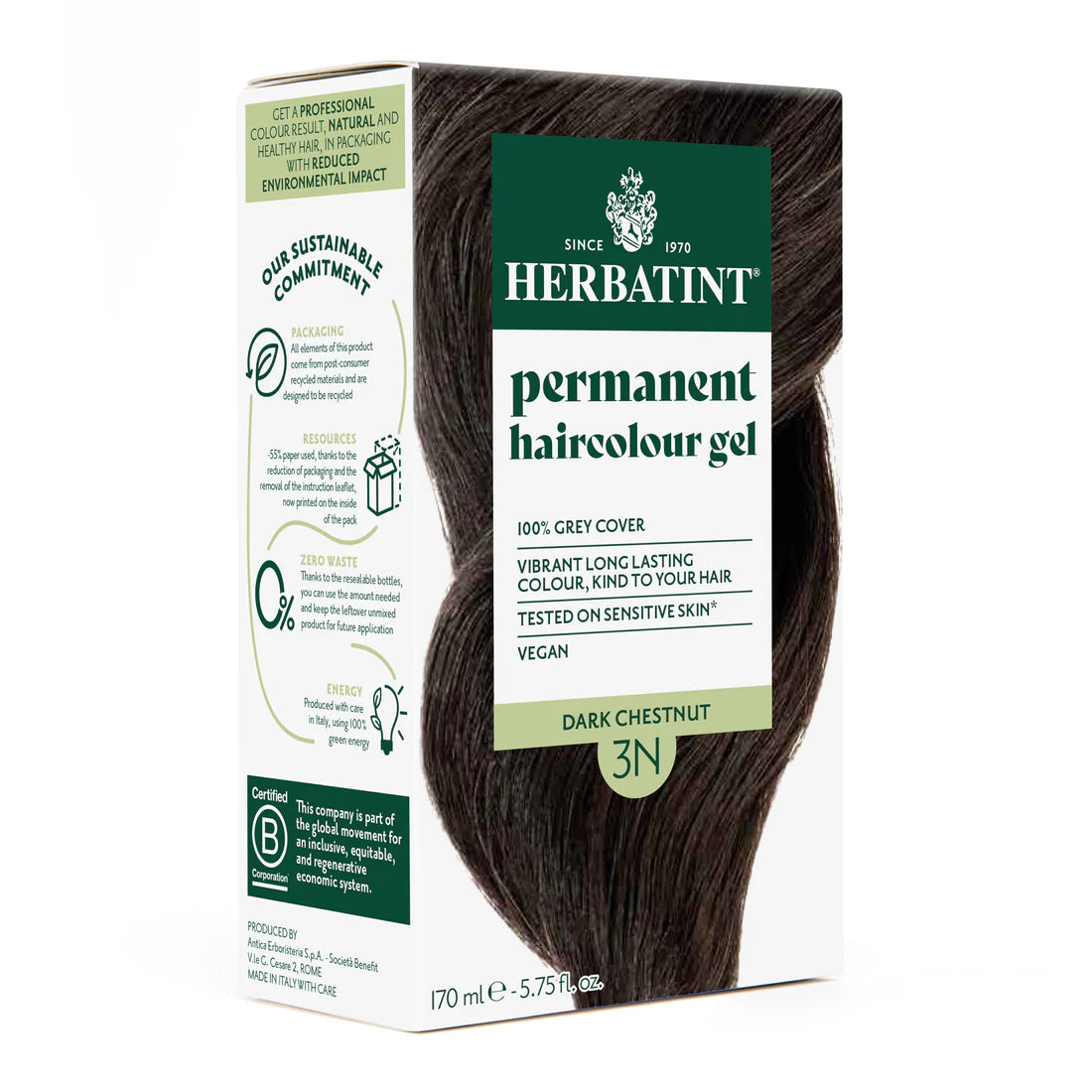Herbatint - Permanent Haircolor Gel (3N - Dark Chestnut)