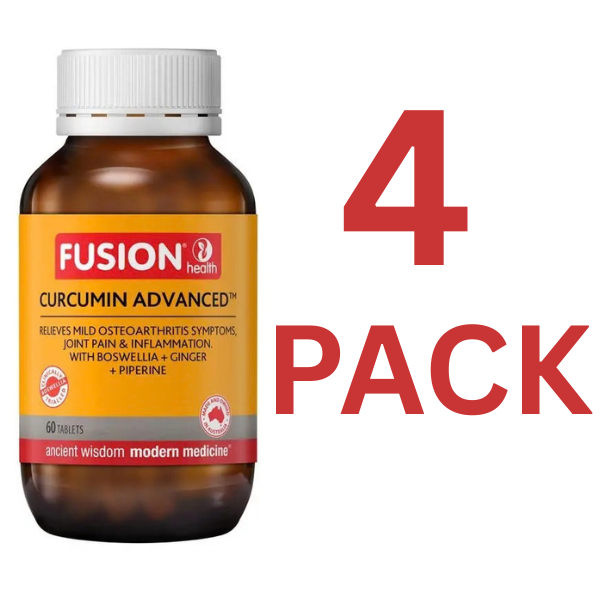 Fusion Health - Curcumin Advanced 60 Tablets - 4 Pack - $38.50 each