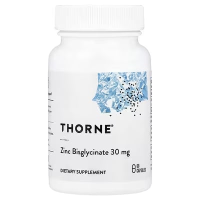 Thorne Zinc Biglycinate 30mg 60's