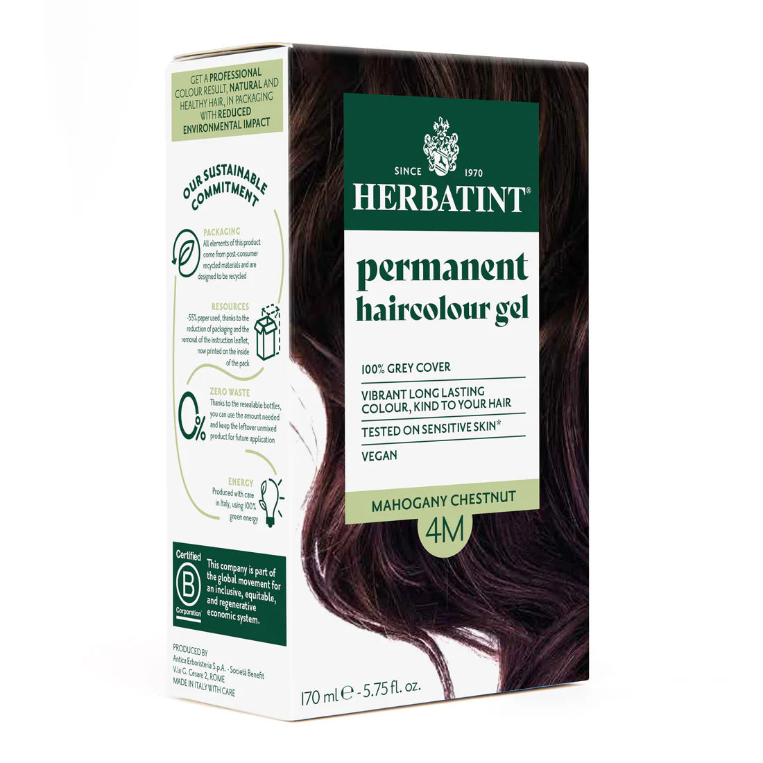 Herbatint - Permanent Haircolor Gel (4M - Mahogany Chestnut)