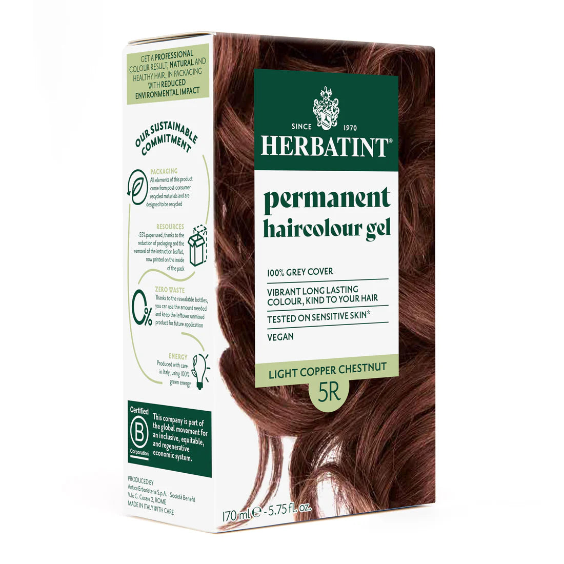 Herbatint - Permanent Haircolor Gel (5R - Light Copper Chestnut)