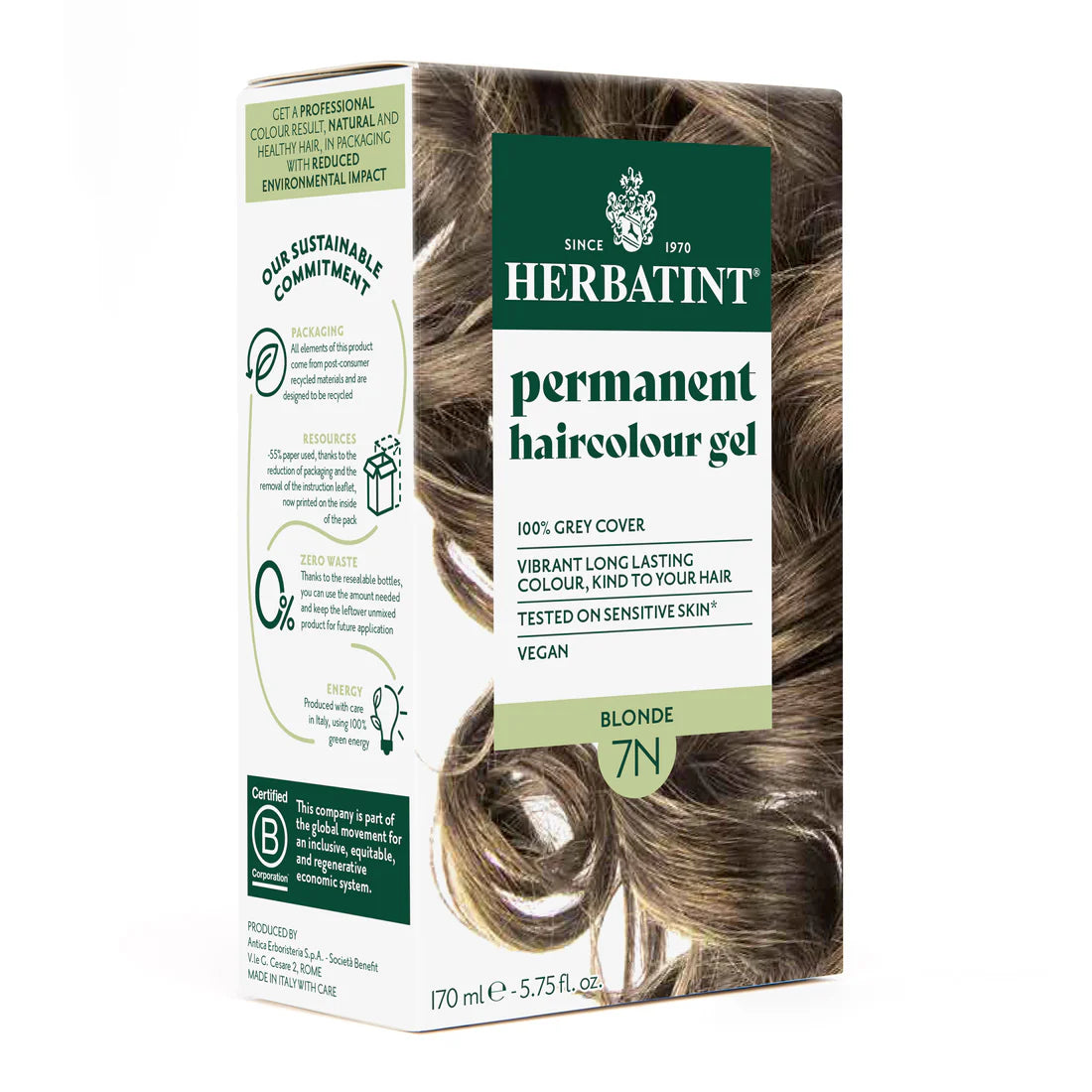Herbatint - Permanent Haircolor Gel (7N - Blonde)