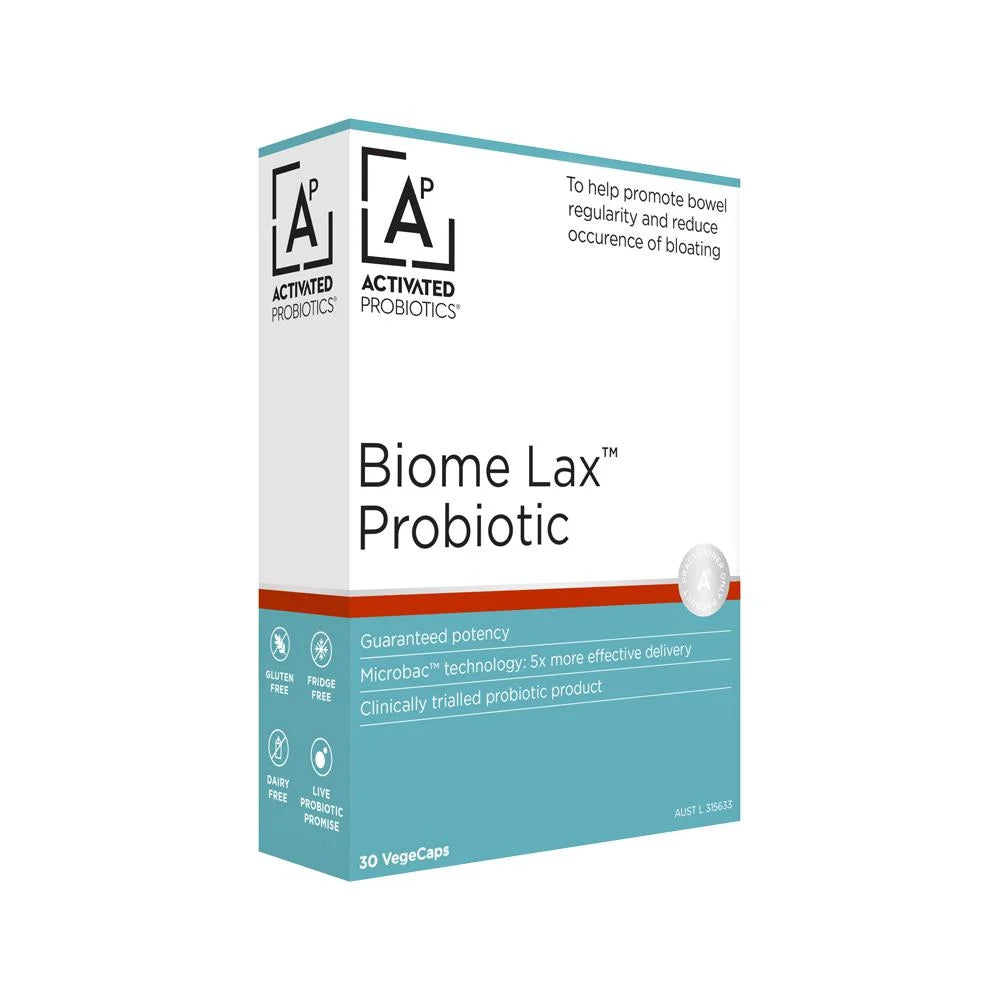 Activated Probiotics - Biome Lax Probiotic 30's