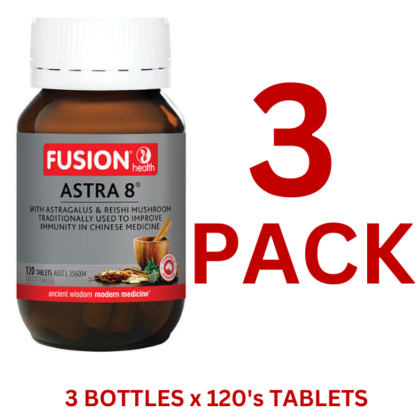 Fusion Health - Astra 8 120 Tablets - 3 Pack - $44.50 each