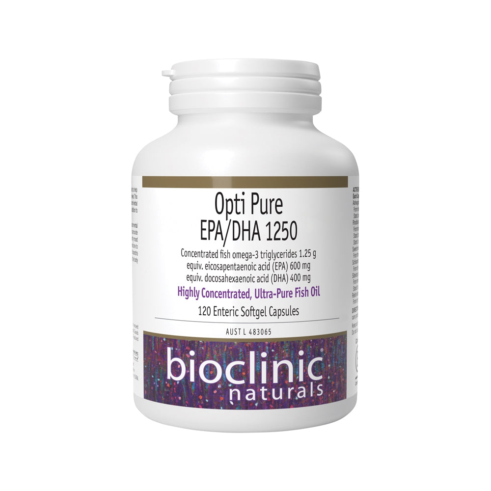 Bioclinic Naturals Opti Pure EPA DHA 1250 120's