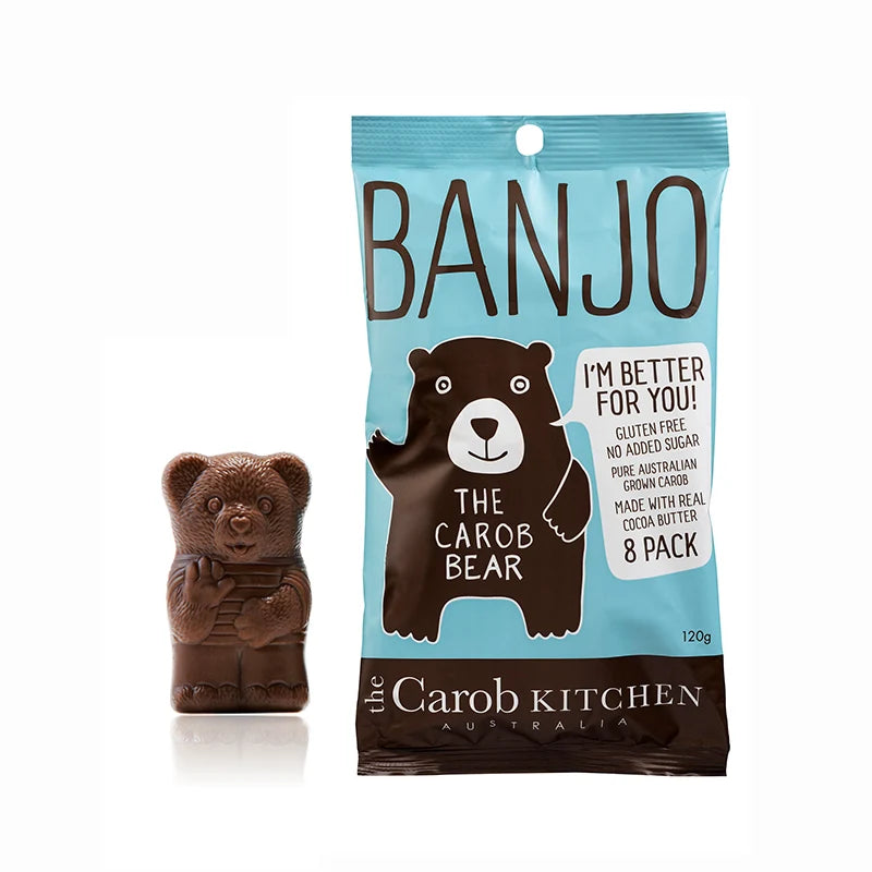 The Carob Kitchen - Banjo Bear Carob 8 pack
