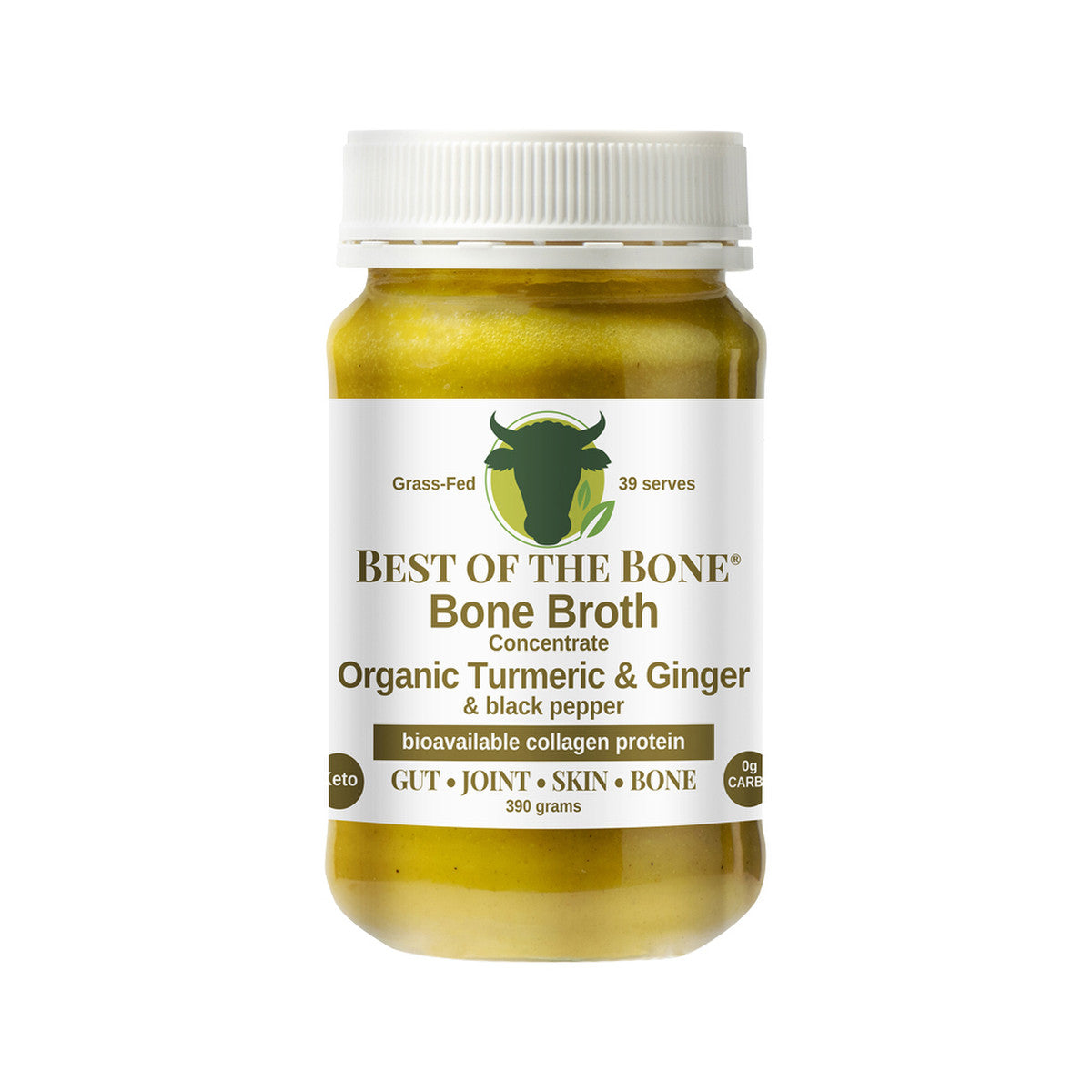 Best of the Bone - Bone Broth Beef Concentrate Organic Turmeric & Ginger & Black Pepper