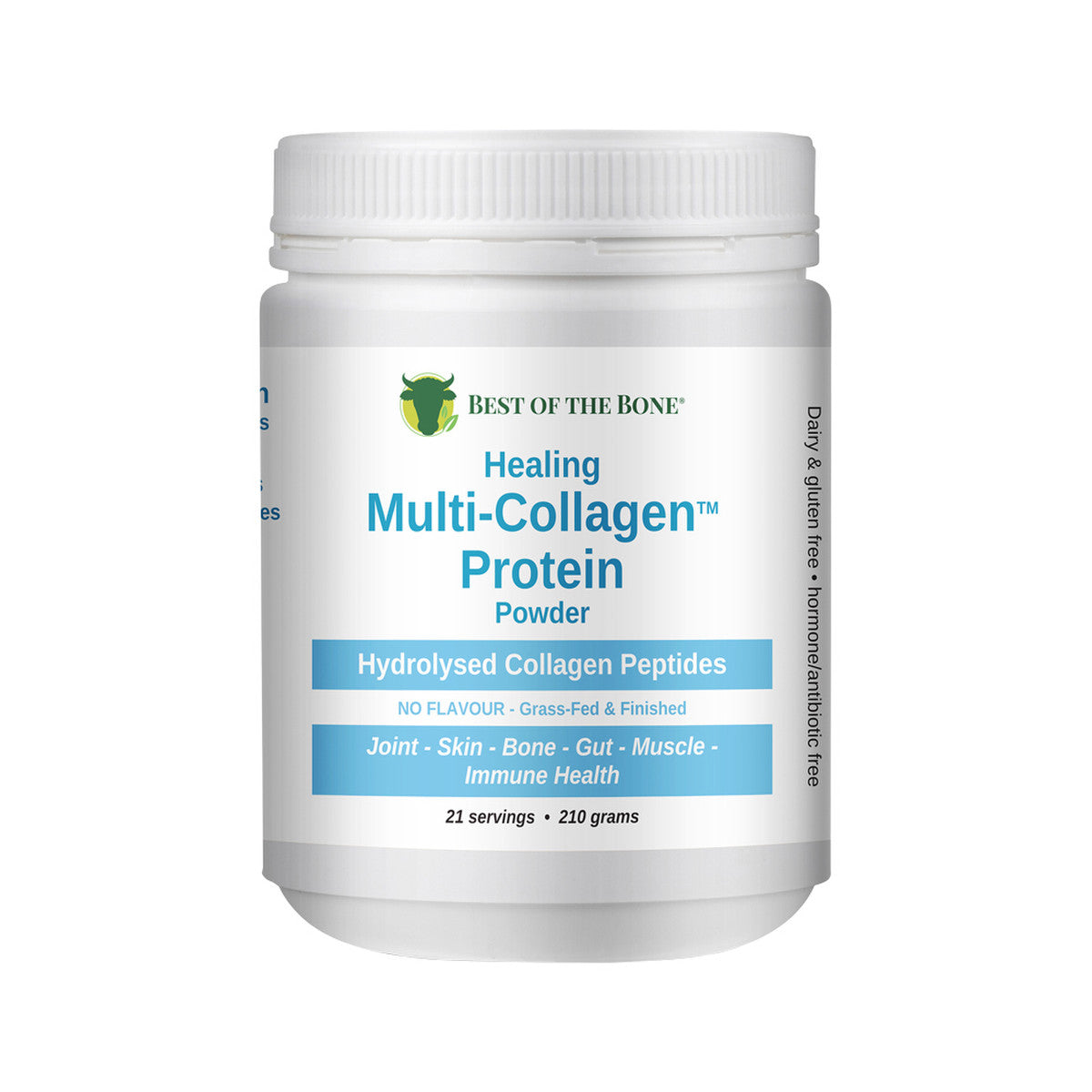 Best of the Bone - Healing Multi-Collagen Protein Powder Hydrolysed Collagen Peptides Unflavoured