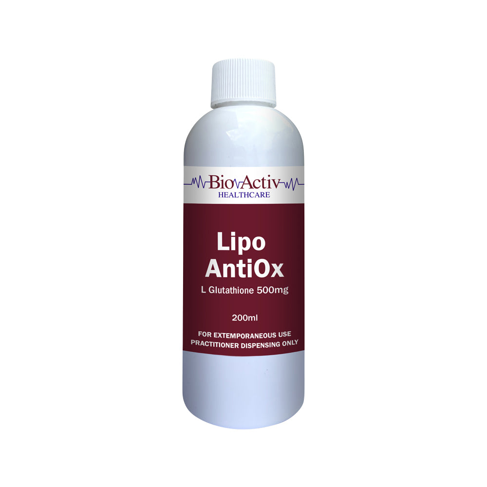BioActiv Healthcare Lipo AntiOx (L Glutathione 500mg)