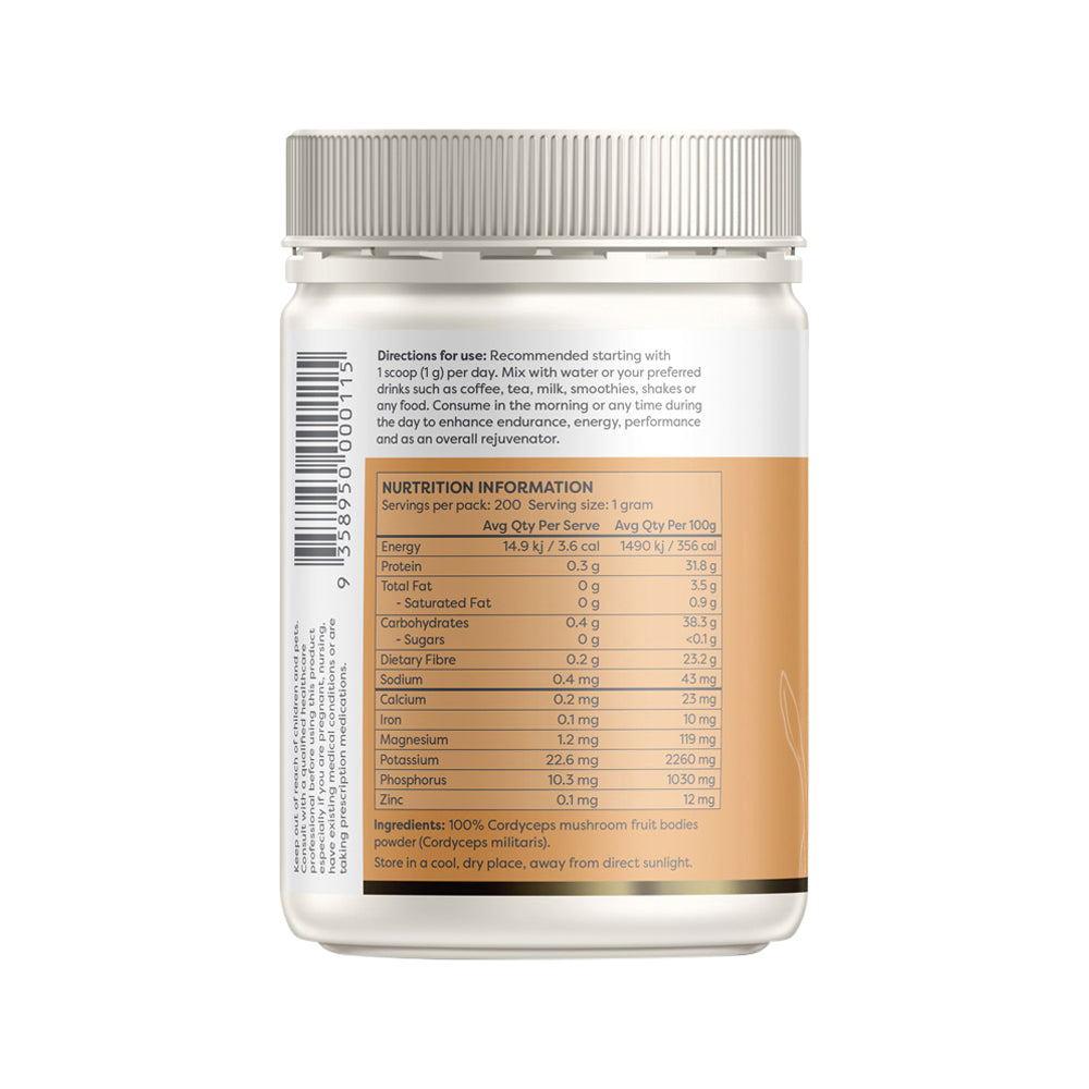 Brain and Brawn - Organic Cordyceps Mushroom Natural