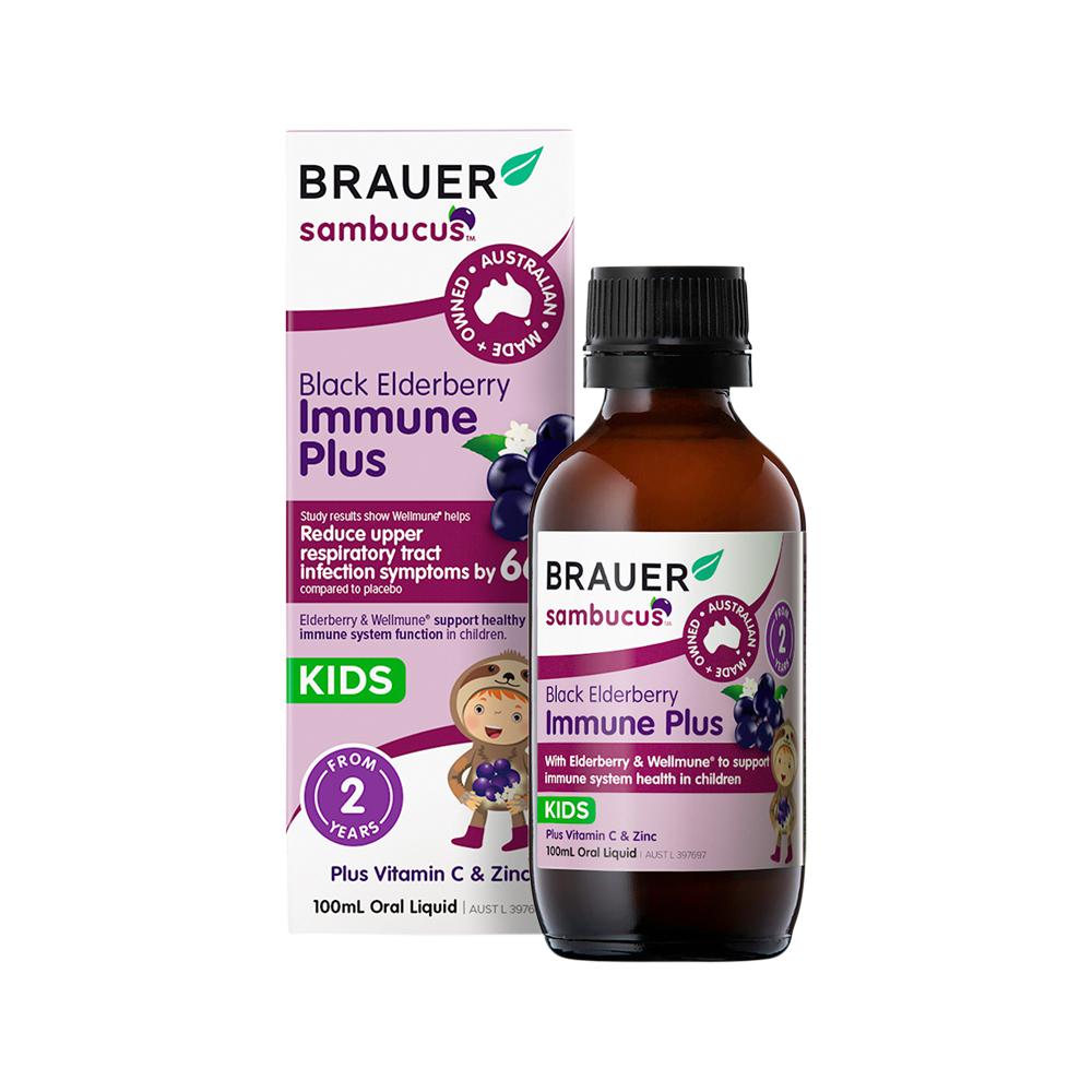 BRAUER BLK EBERRY IMMUNE KIDS 100ML