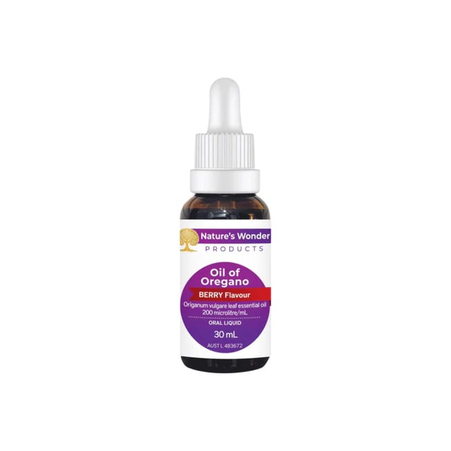 Cayennes Nature's Wonder Oil of Oregano Berry Flavour 30ml