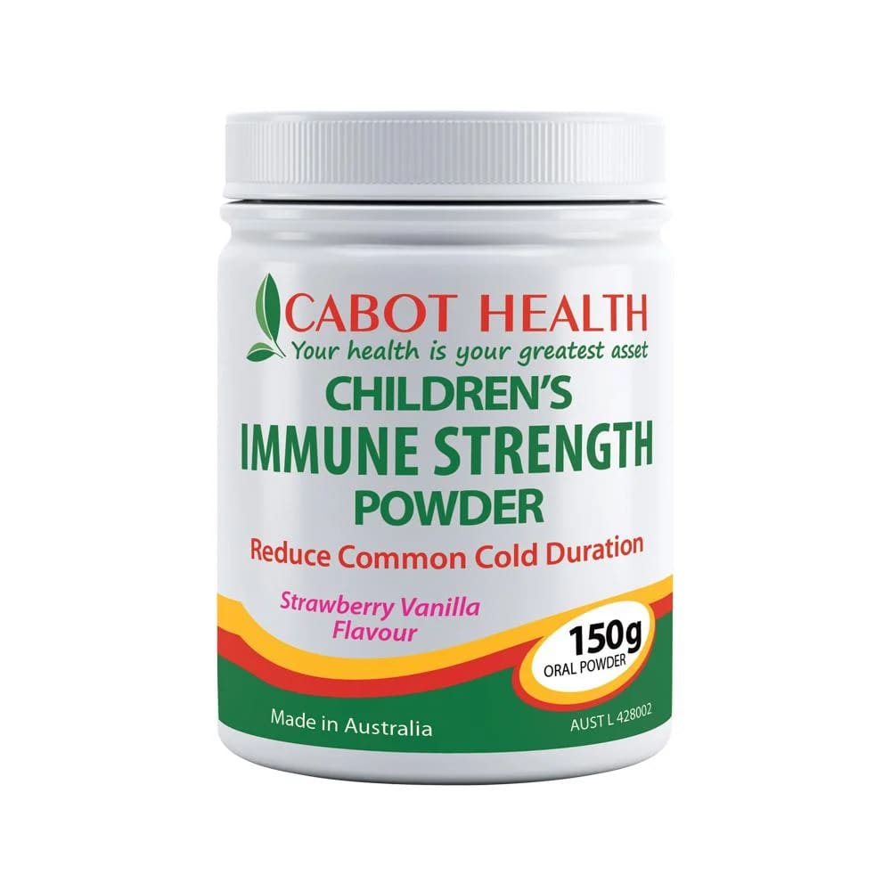 Cabot Health - Childrens Immune Strength Powder Strawberry Vanilla