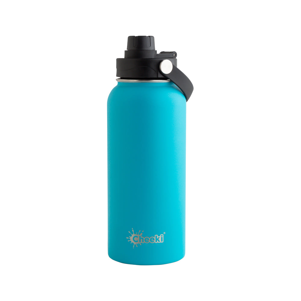 Cheeki - Insulated Bottle Adventure Aqua (Large) 1L