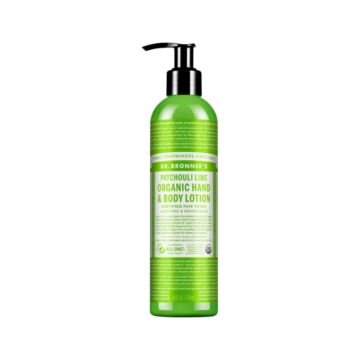 Dr. Bronner's - Organic Hand & Body Lotion Patchouli Lime