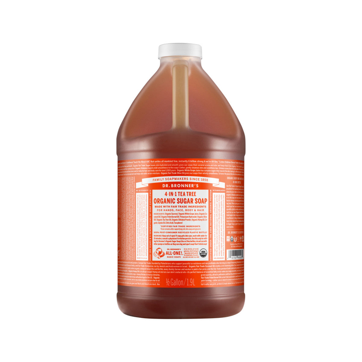 Dr. Bronner's - Organic Sugar Soap 4-in-1 Tea Tree (Pump)