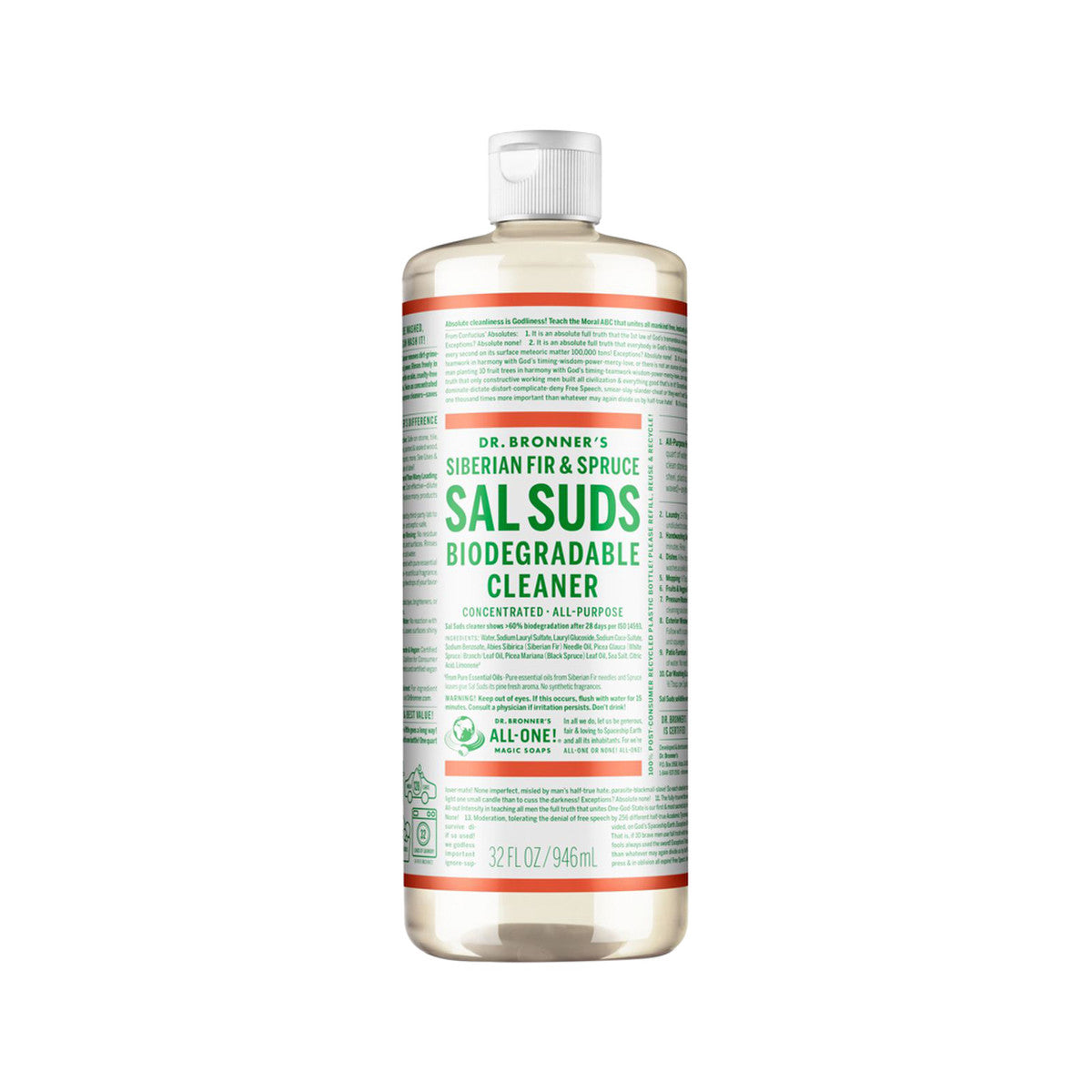 Dr. Bronner's - Sal Suds Biodegradable Cleaner Siberian Fir & Spruce