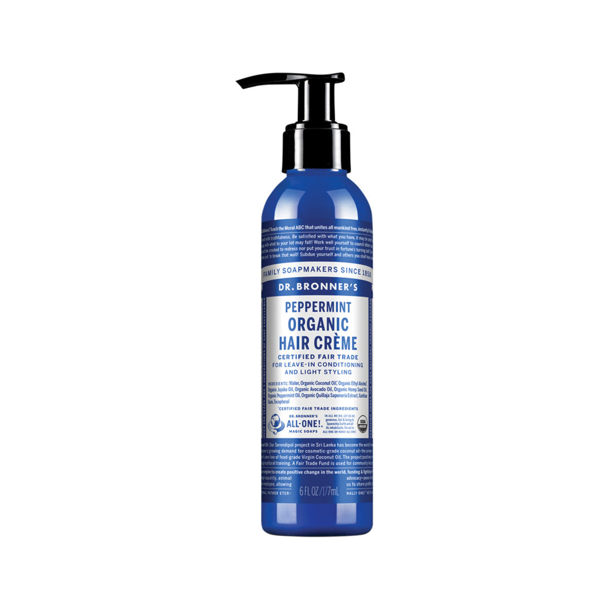 Dr. Bronner's - Organic Hair Creme Peppermint