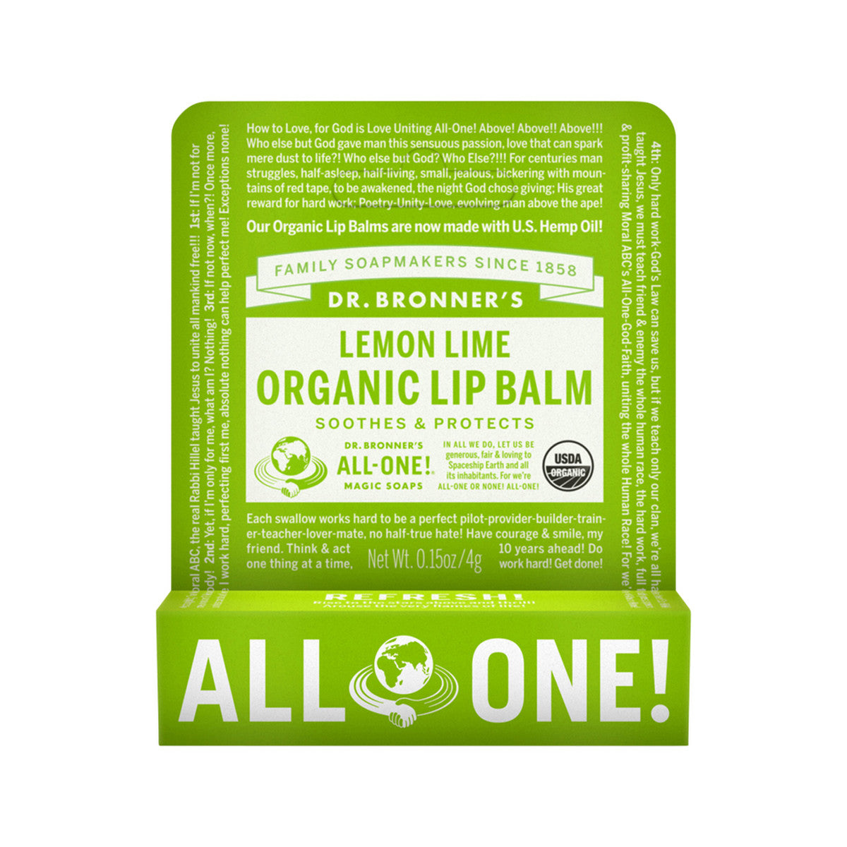 Dr. Bronner's - Organic Lip Balm Lemon Lime