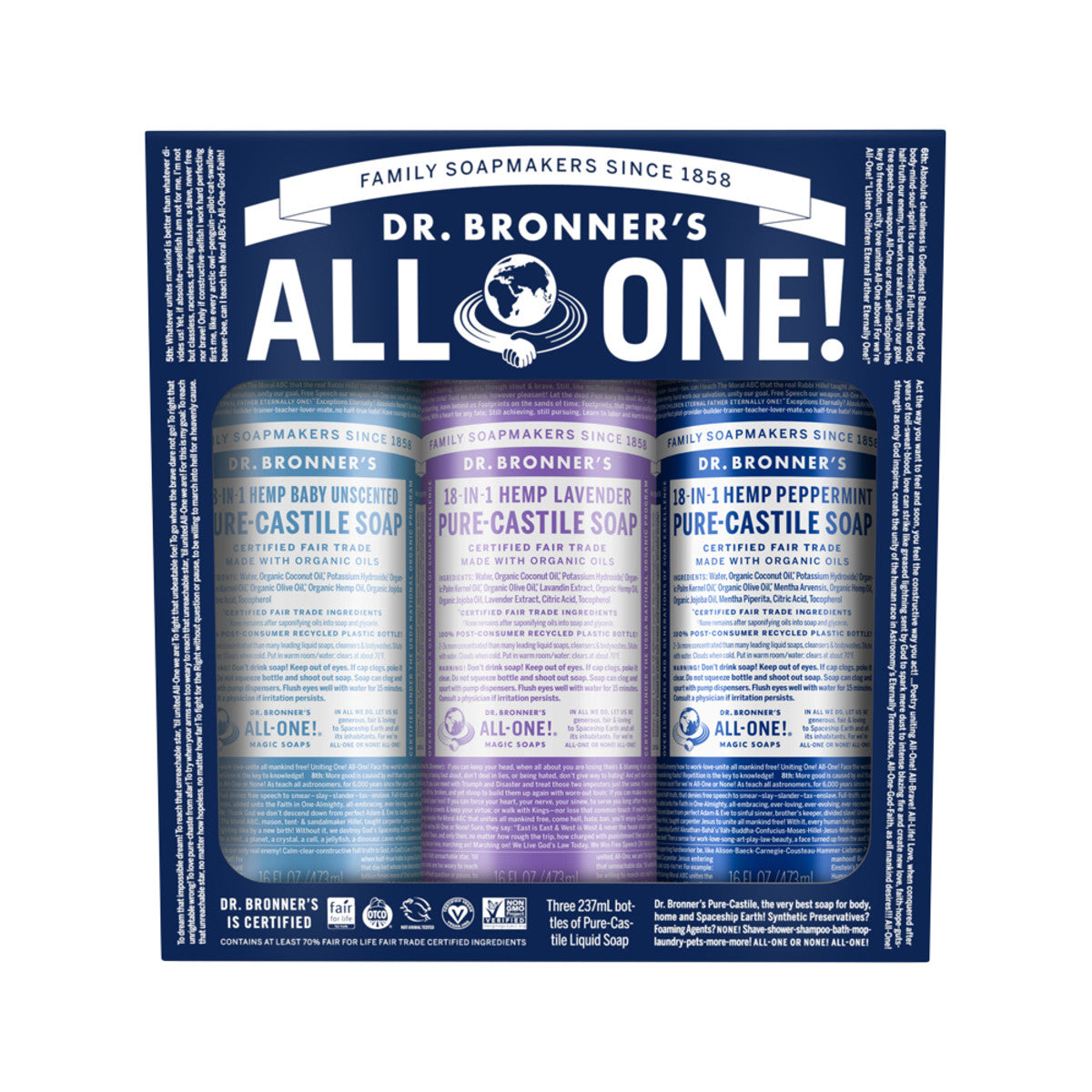 Dr. Bronner's - Pure-Castile Soap Liquid Cosmic Classics