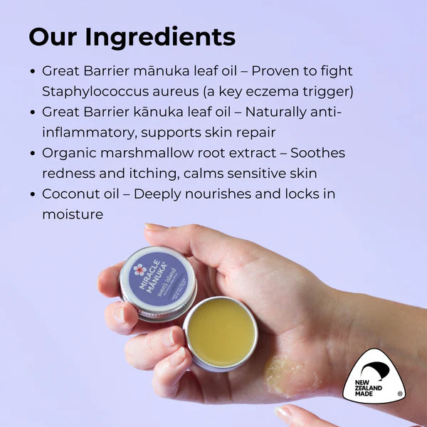 Sven's Island Miracle Manuka Flare Relief Balm for Dry, Itchy Skin - 55g