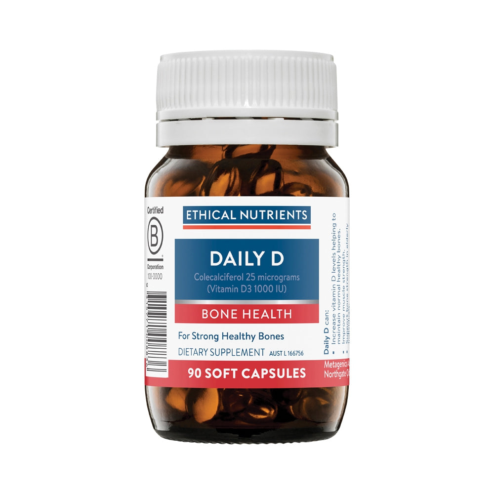 Ethical Nutrients Daily D | Vitamin D3 Capsules