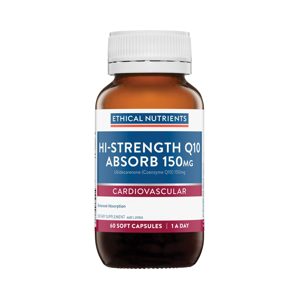 Ethical Nutrients Hi-Strength CoQ10 Absorb 150mg