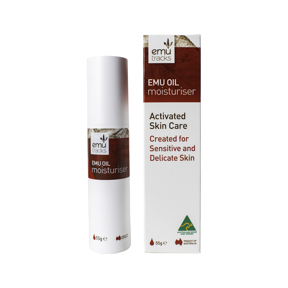 Emu Tracks Emu Oil Moisturiser (Activated Skin Care for Sensitive & Delicate Skin)